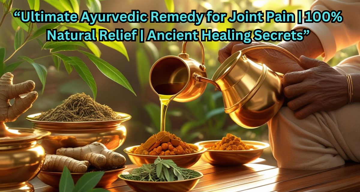 Ayurvedic Remedy for Joint Pain